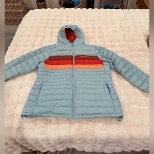 Fuego Hooded Down
Jacket - Women's
Sea Spray Stripes / 1X